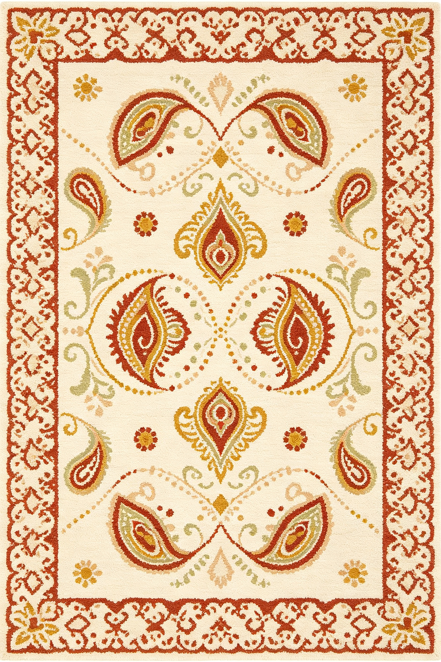 Paisley Vintage Floral Area Rug