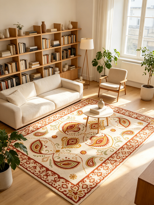 Paisley Vintage Floral Area Rug